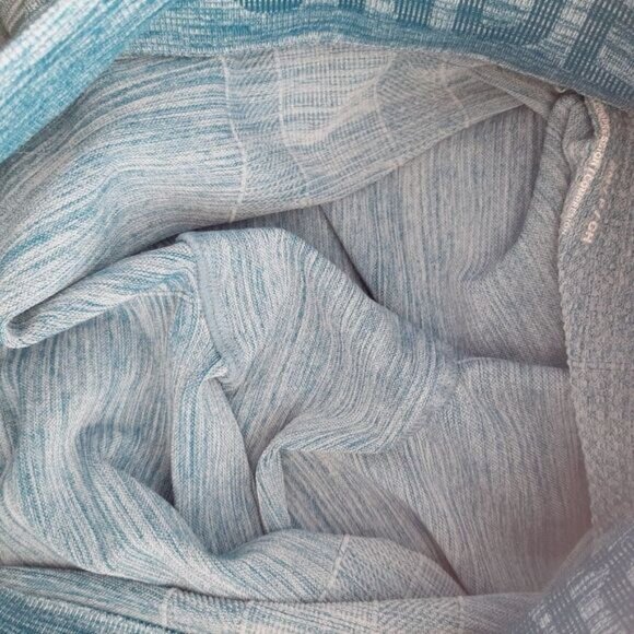 UNDER ARMOUR HeatGear Compression Crop Athletic Leggings Melange Blue Sz S - Picture 14 of 15